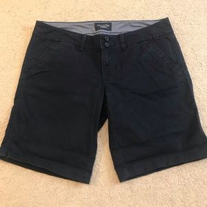 American Eagle Navy Bermuda Shorts